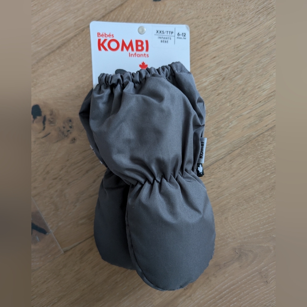 Kombi Infants Gray Mittens